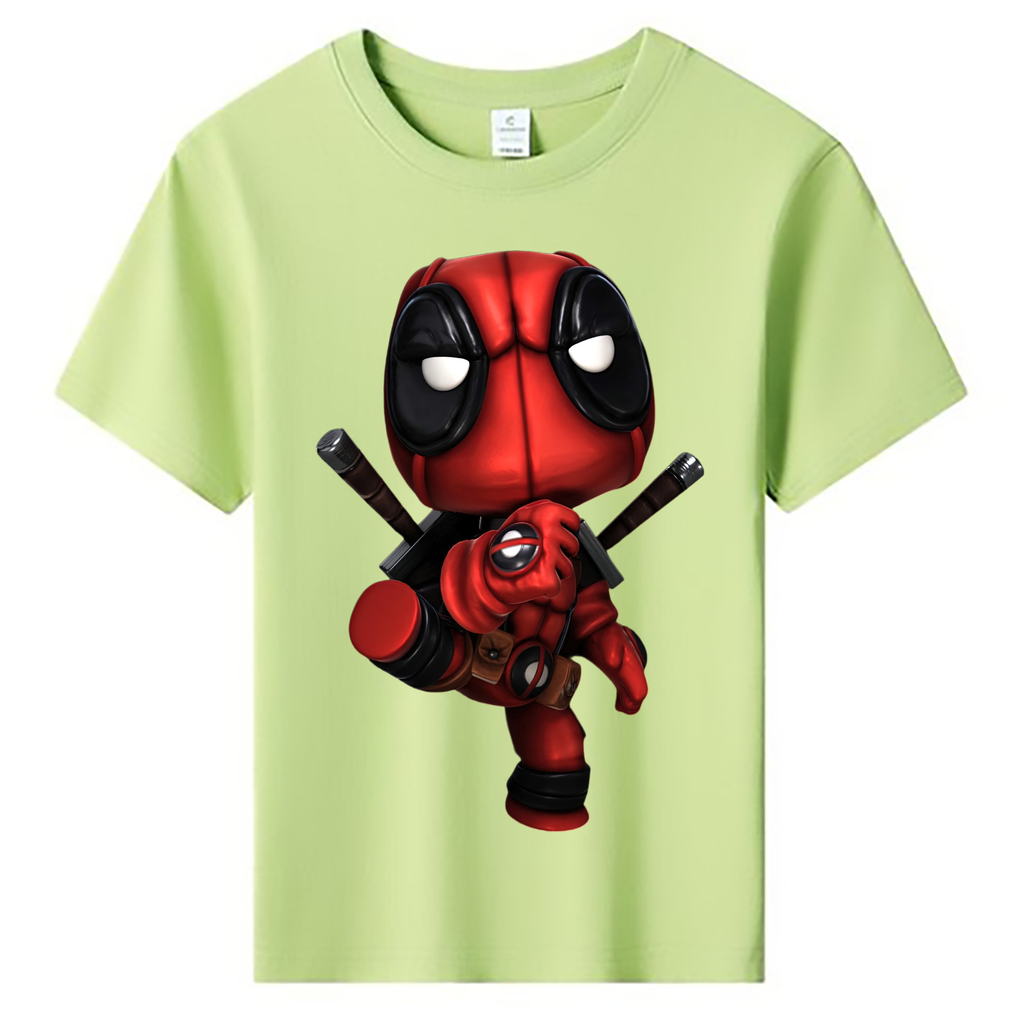 （画像用） Deadpool デッドプール 綿100％キッズTシャツ（フロントプリント）